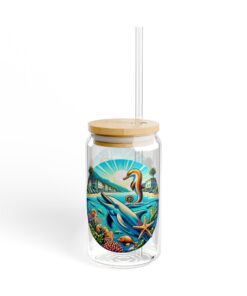 Ocean Bliss Sipper Glass