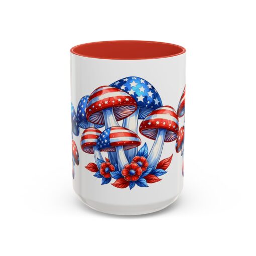 Patriotic Mushroom Parade Coffee Mug