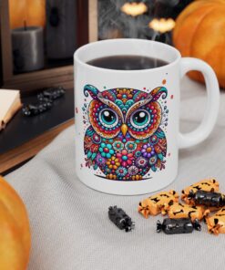 Floral Fiesta Owl Coffee Mug