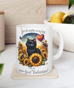 Purrfect Valentine Coffee Mug