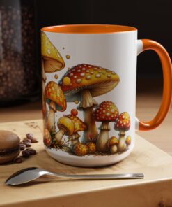 Golden Glow Mushrooms Coffee Mug