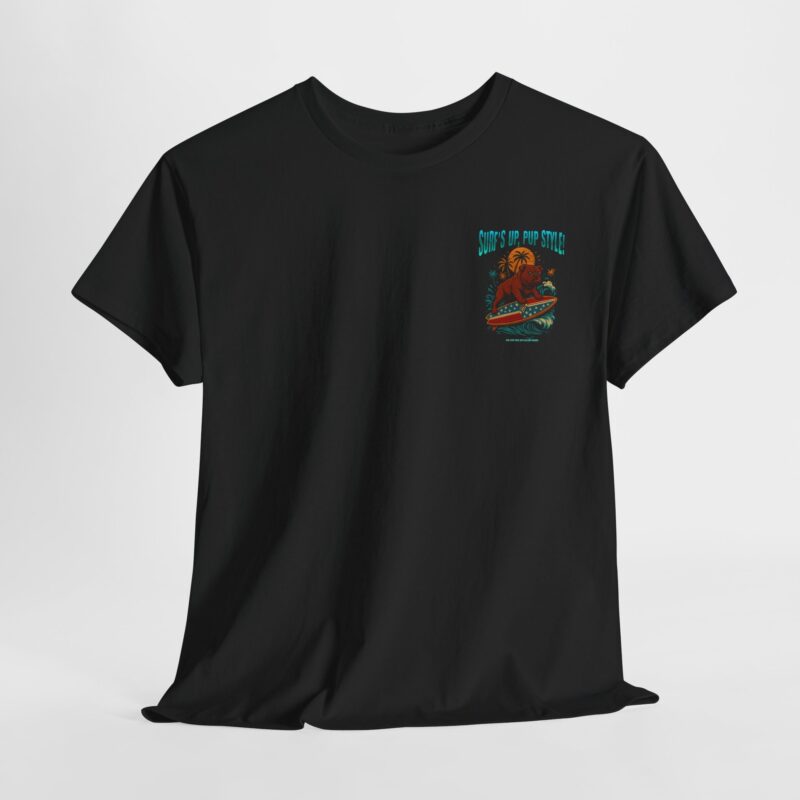 Surfs Up Pup Style Cotton Tee - Image 6