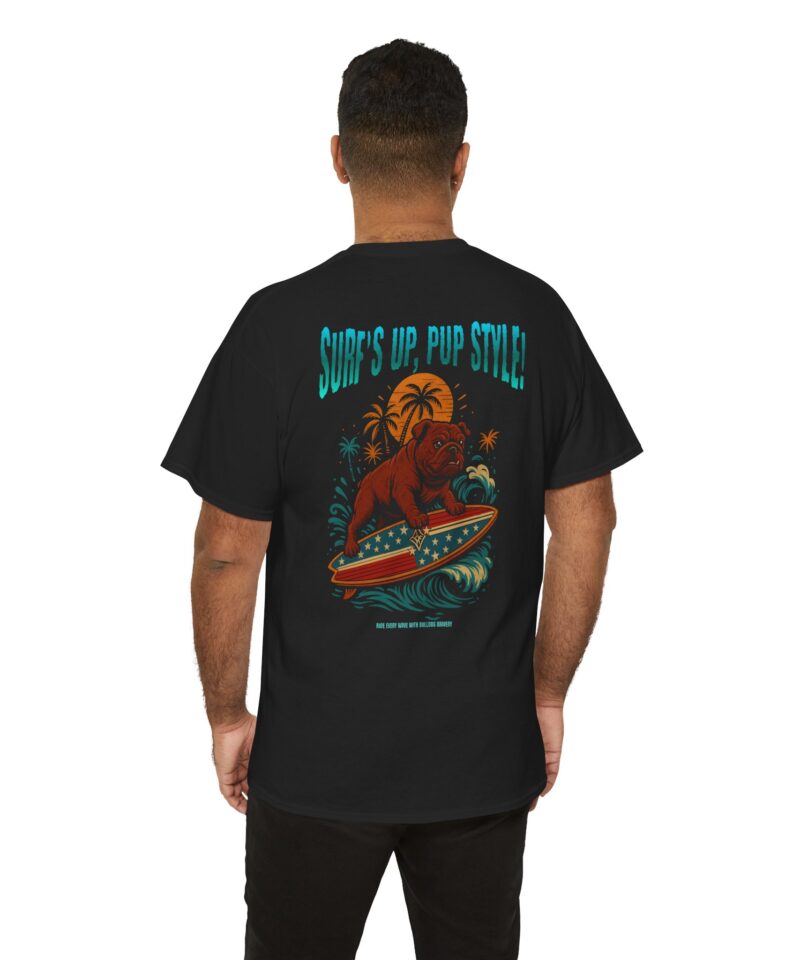 Surfs Up Pup Style Cotton Tee