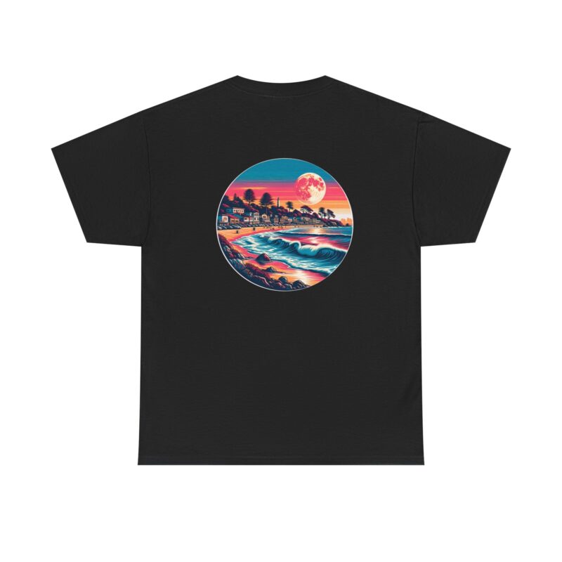 Moonlit Shore Heavy Cotton Tee - Image 3