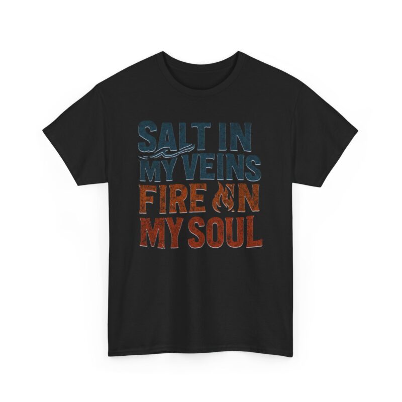 Salt in My Veins Cotton Tee - Image 4