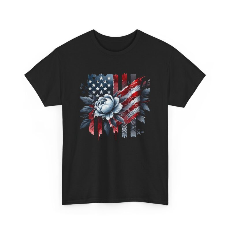 Floral Freedom Cotton Tee - Image 4
