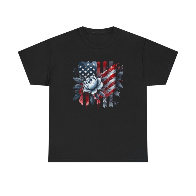 Floral Freedom Cotton Tee - Image 2