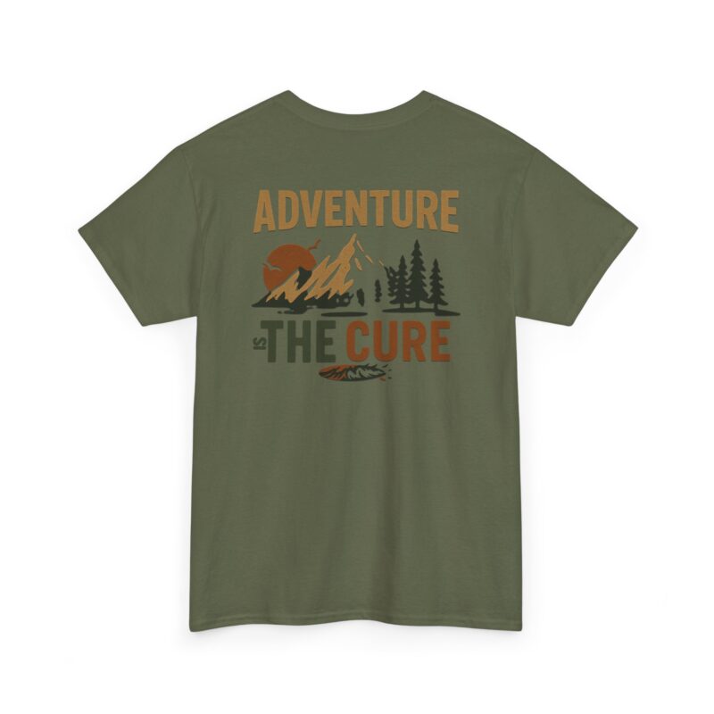 Adventure Is The Cure Cotton Tee - Image 5