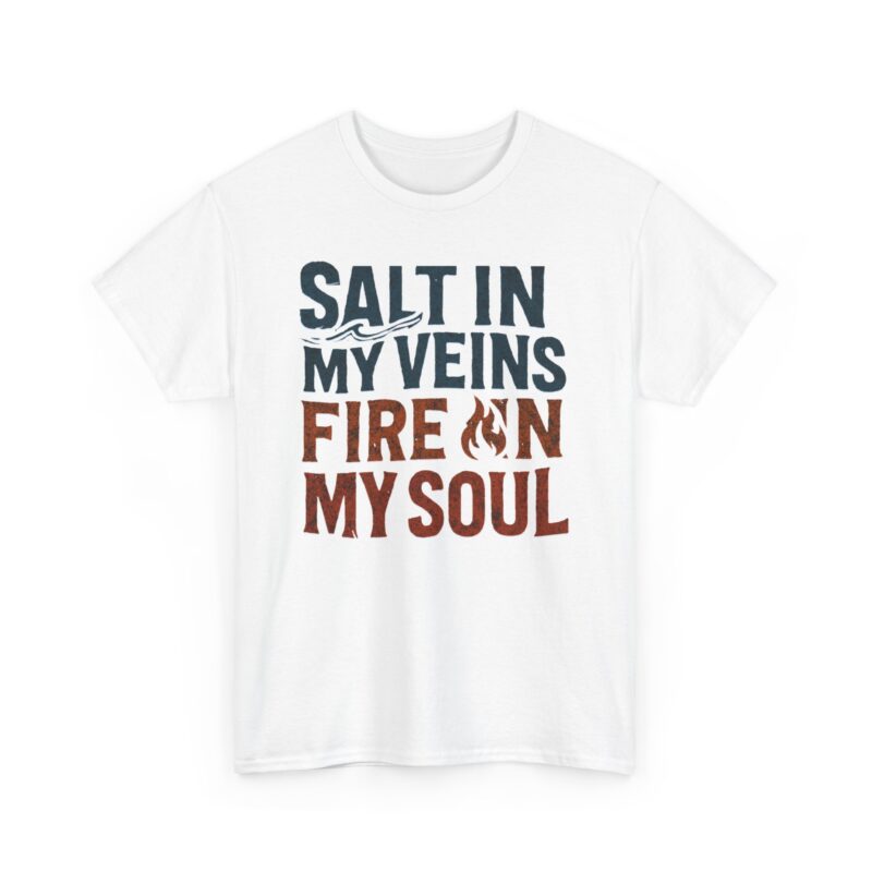 Salt in My Veins Cotton Tee - Image 8