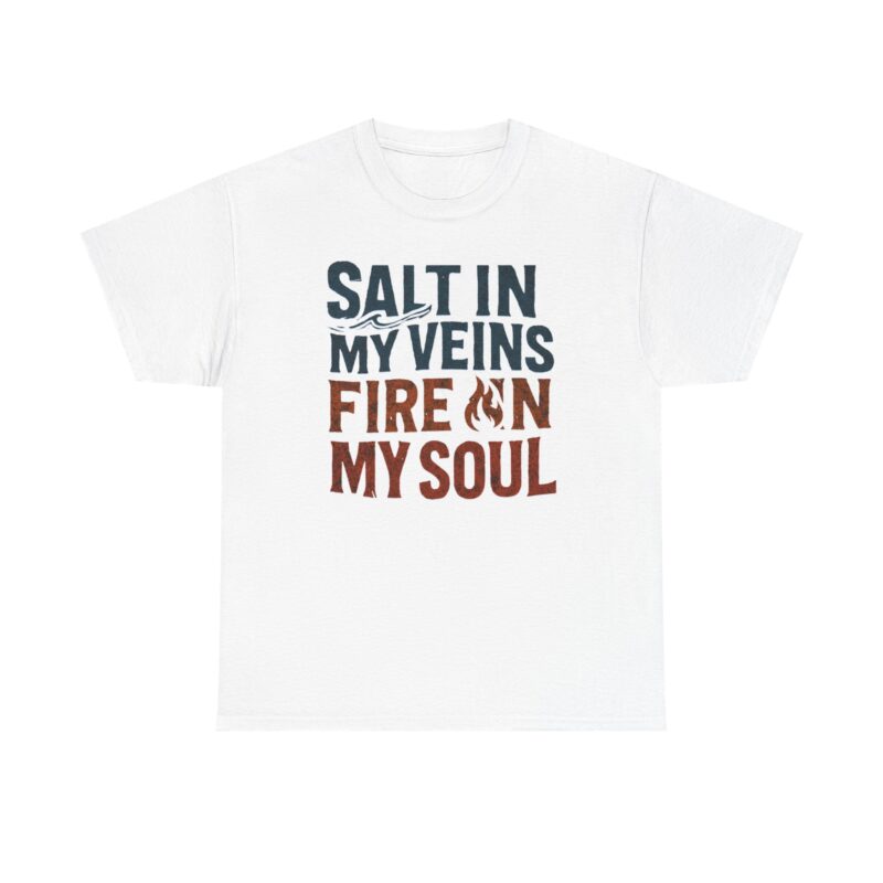 Salt in My Veins Cotton Tee - Image 6