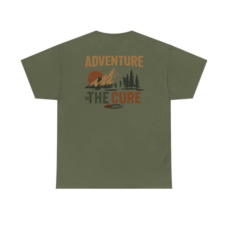 Adventure Is The Cure Cotton Tee - Image 3