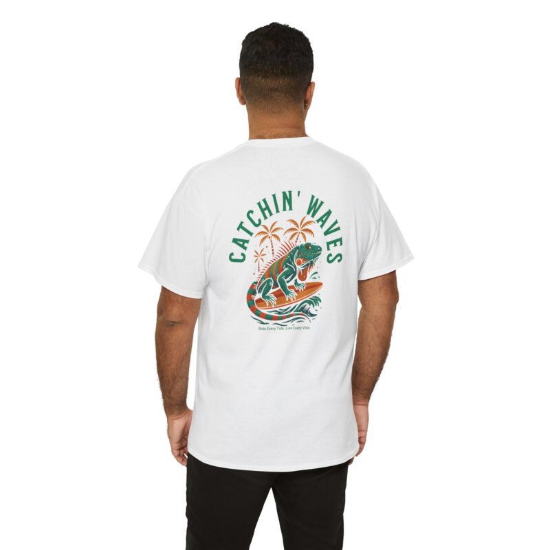 Catchin Waves Cotton Tee - Image 8