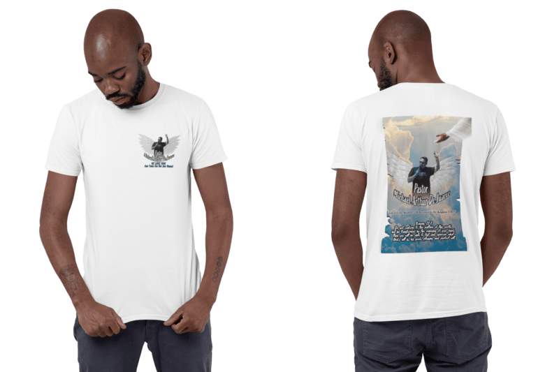 Pastor Michael Arthur De Juarez Memorial White Polyester Tee