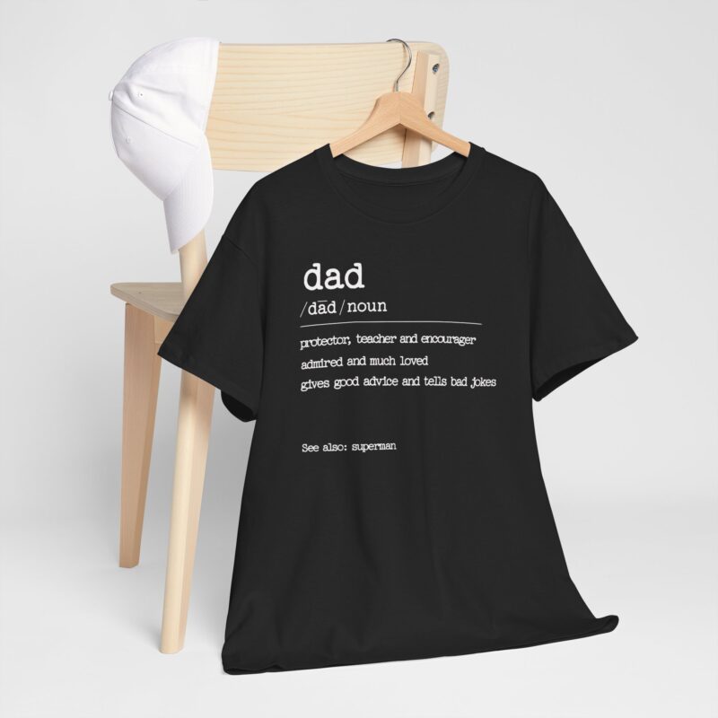 Dad Noun Cotton Tee - Image 6