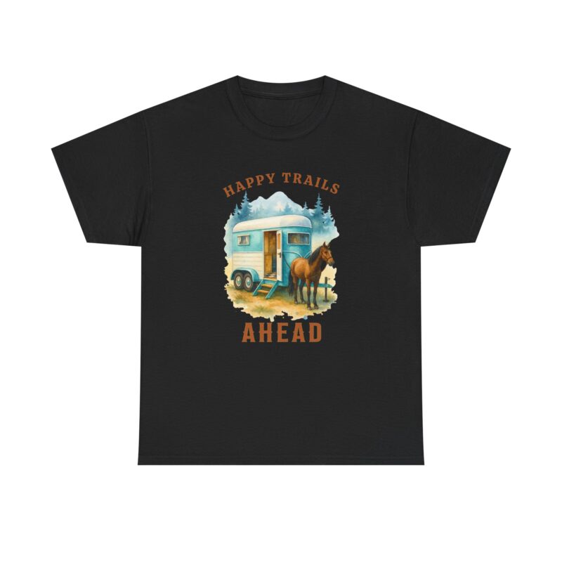 Happy Trails Ahead Cotton Tee - Image 2