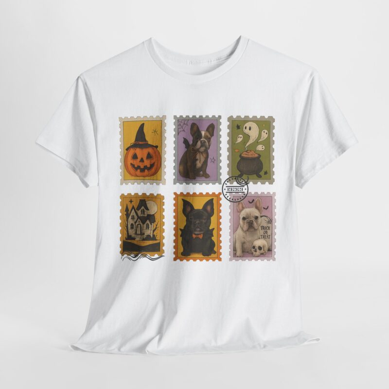 Frenchie Frights Stamp Cotton Tee - Image 10