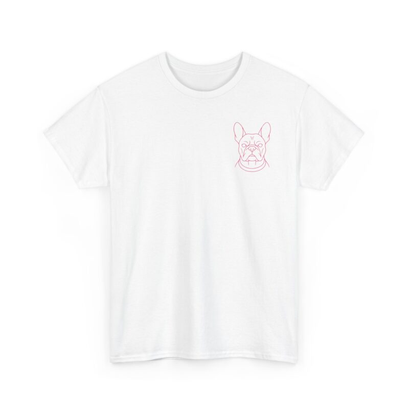Pink Attitude Frenchie Cotton Tee - Image 2