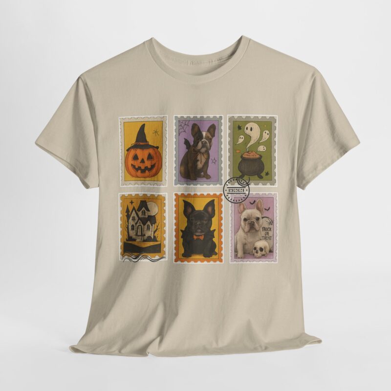 Frenchie Frights Stamp Cotton Tee