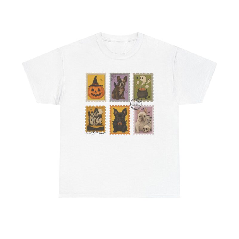 Frenchie Frights Stamp Cotton Tee - Image 6