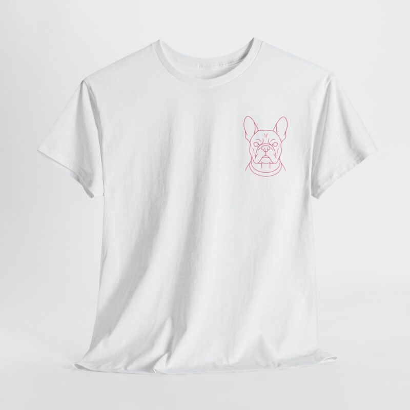 Pink Attitude Frenchie Cotton Tee