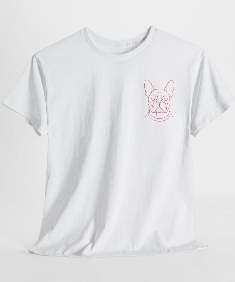 Pink Attitude Frenchie Cotton Tee