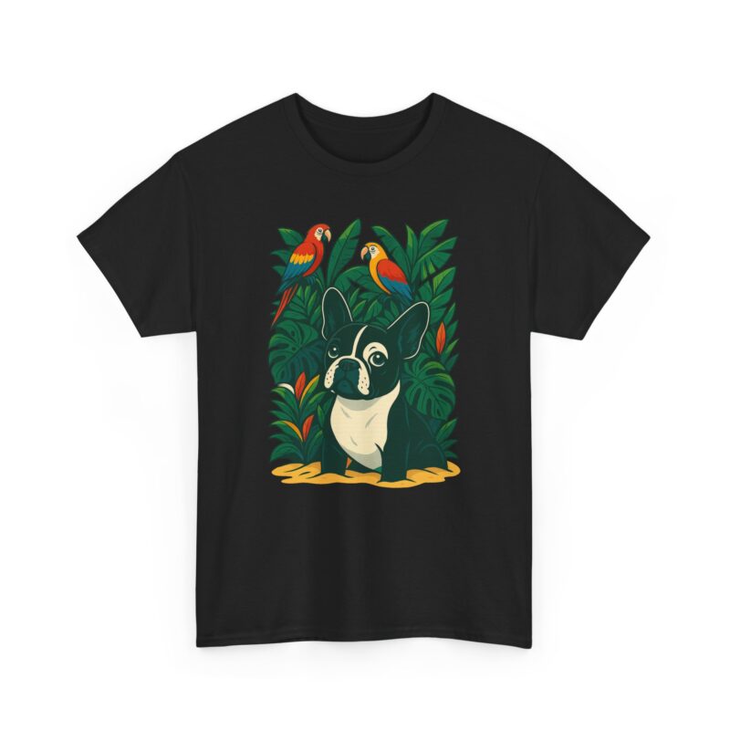 Jungle Frenchie Cotton Tee - Image 3