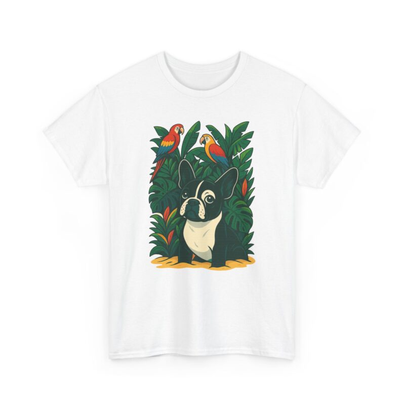 Jungle Frenchie Cotton Tee - Image 2