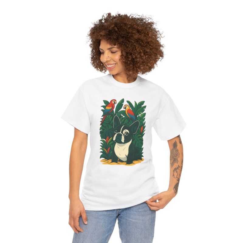 Jungle Frenchie Cotton Tee