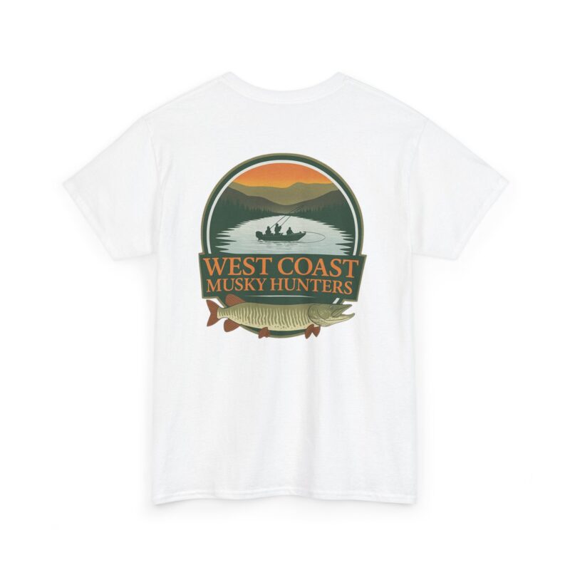 West Coast Musky Hunters Cotton Tee - Image 10