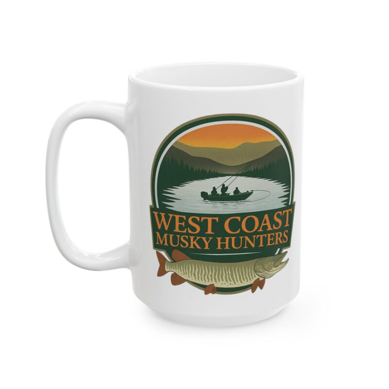 West Coast Musky Hunters Coffee Mug - Image 7
