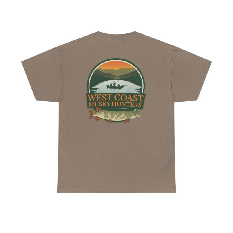 West Coast Musky Hunters Cotton Tee - Image 3