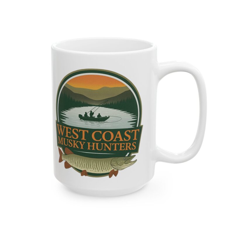 West Coast Musky Hunters Coffee Mug - Image 8