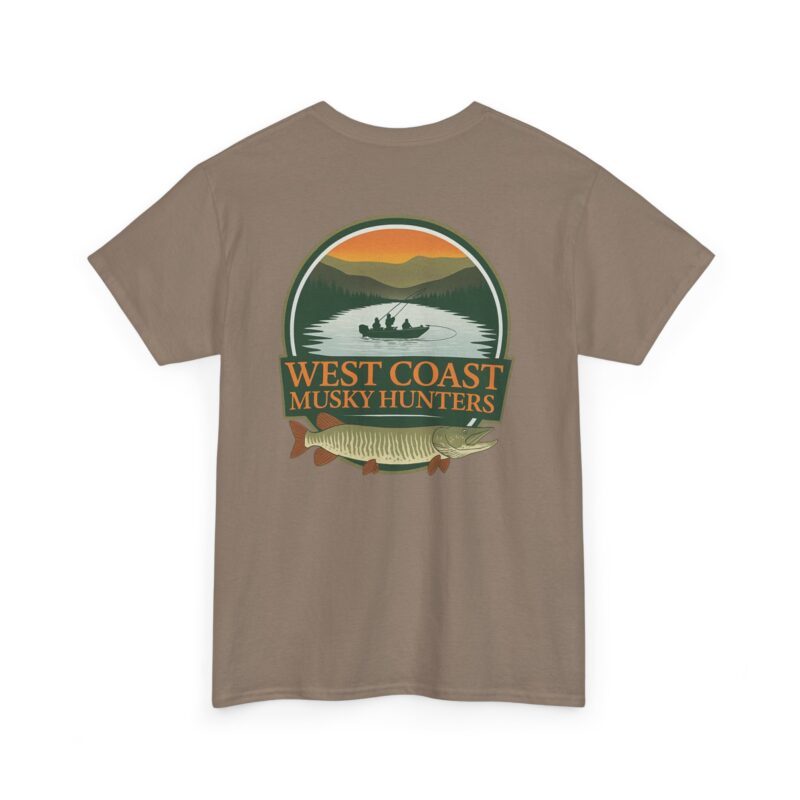 West Coast Musky Hunters Cotton Tee - Image 5