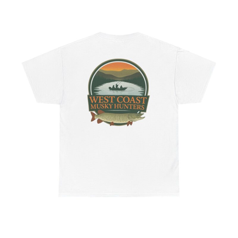 West Coast Musky Hunters Cotton Tee - Image 8