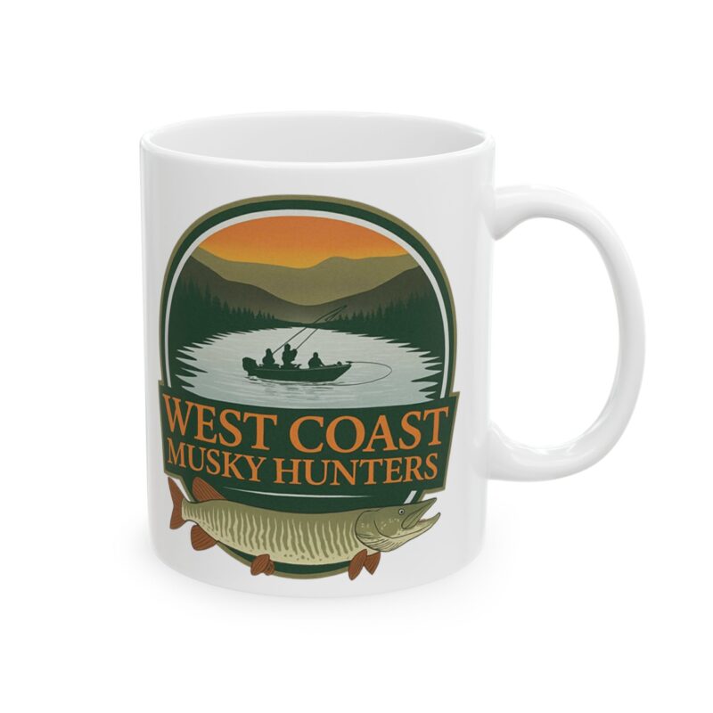 West Coast Musky Hunters Coffee Mug - Image 4