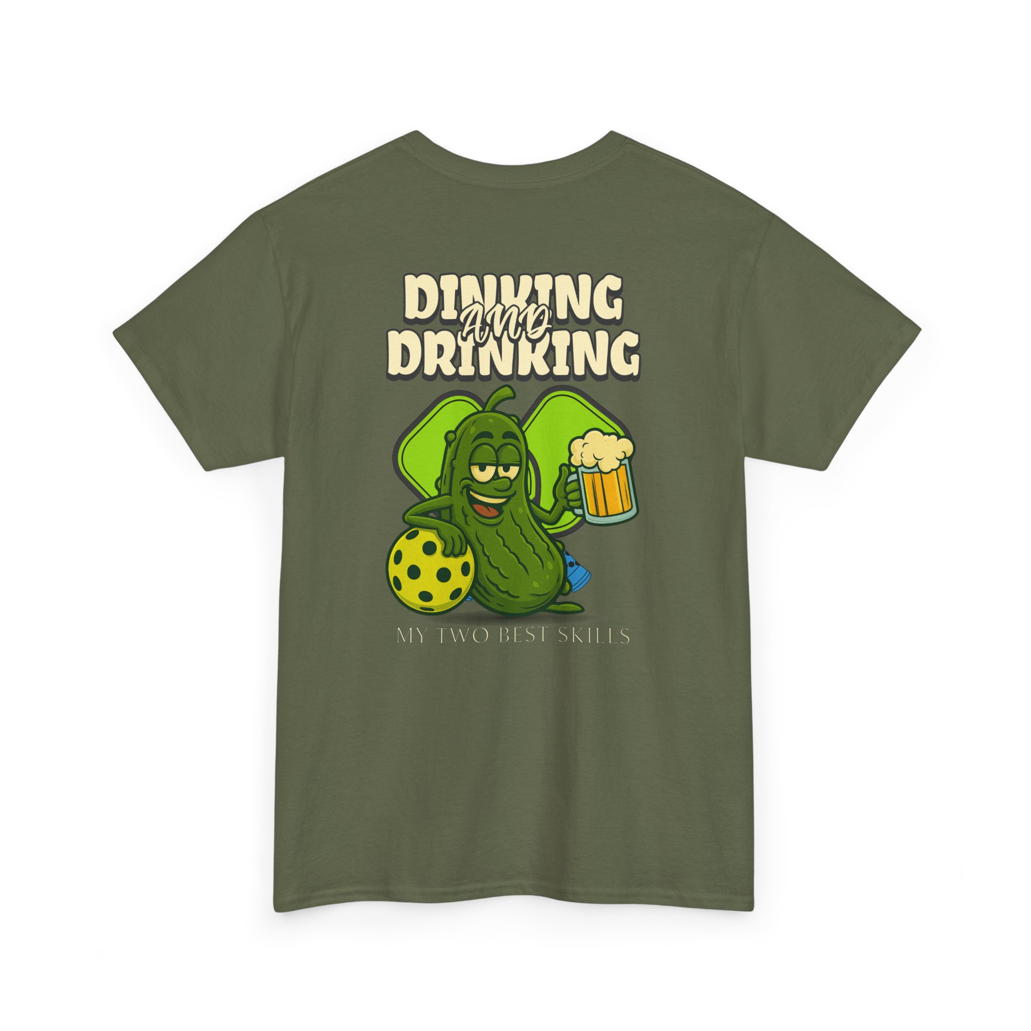 Dinking And Drinking Cotton Tee 32 Dinking And Drinking Cotton Tee - Image 32