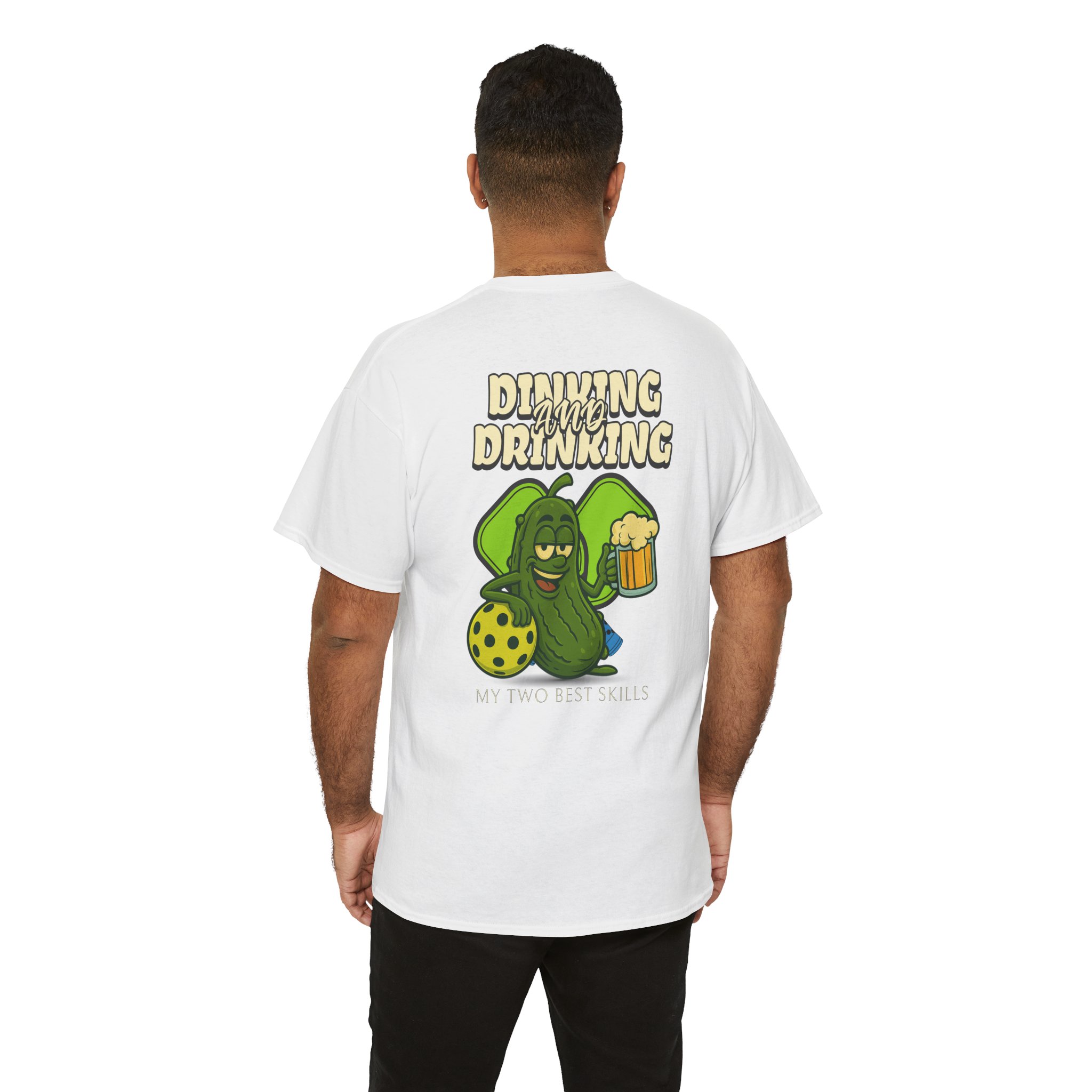 Dinking And Drinking Cotton Tee 13 Dinking And Drinking Cotton Tee - Image 13