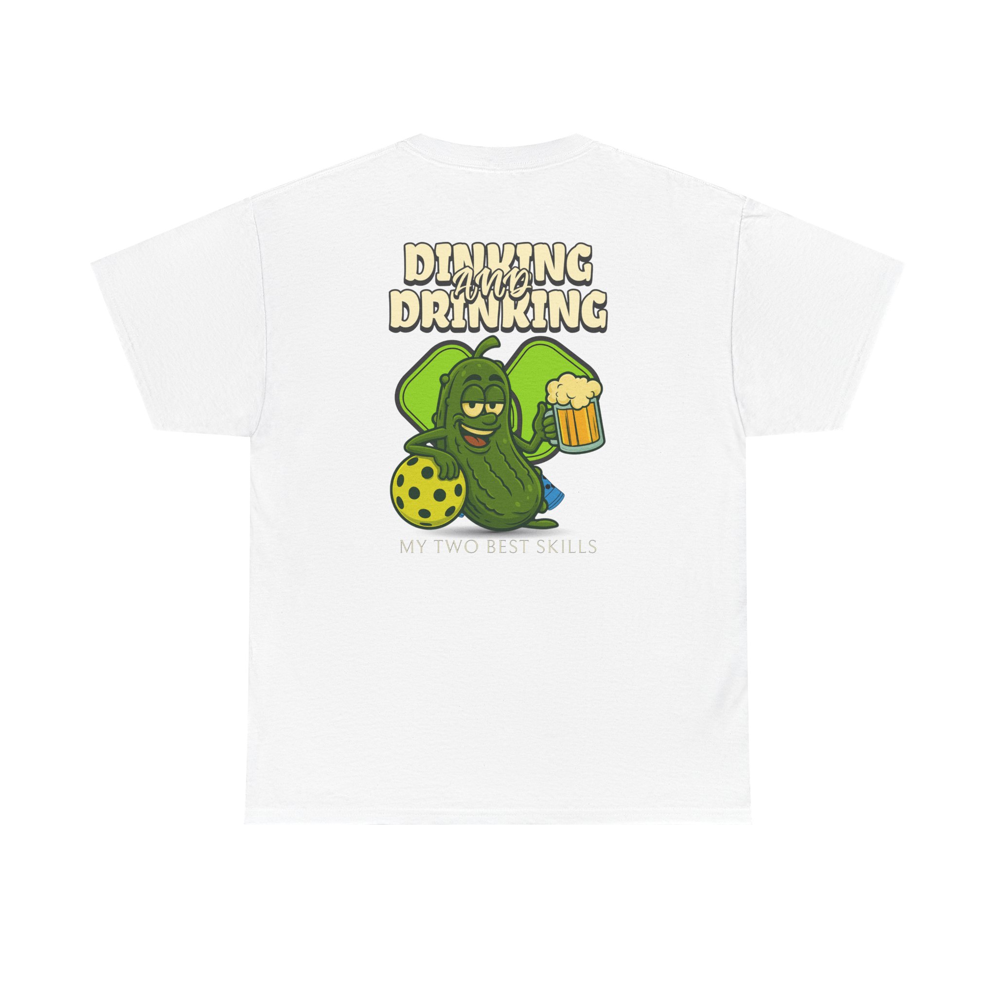 Dinking And Drinking Cotton Tee 9 Dinking And Drinking Cotton Tee - Image 9
