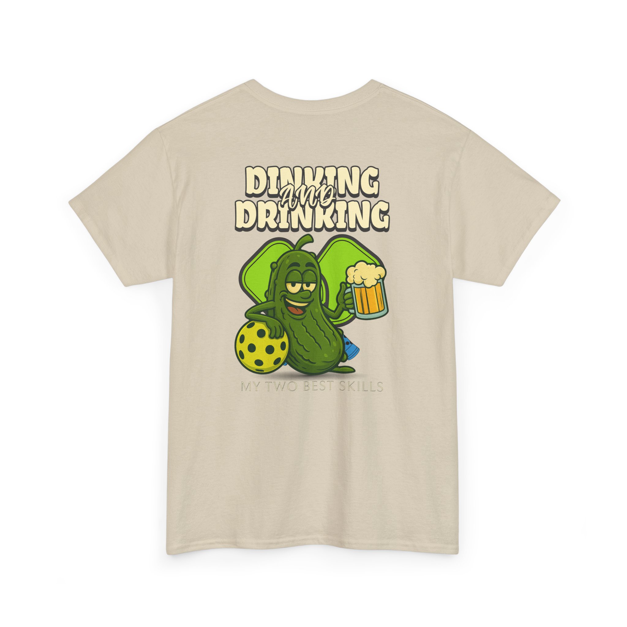Dinking And Drinking Cotton Tee 5 Dinking And Drinking Cotton Tee - Image 5