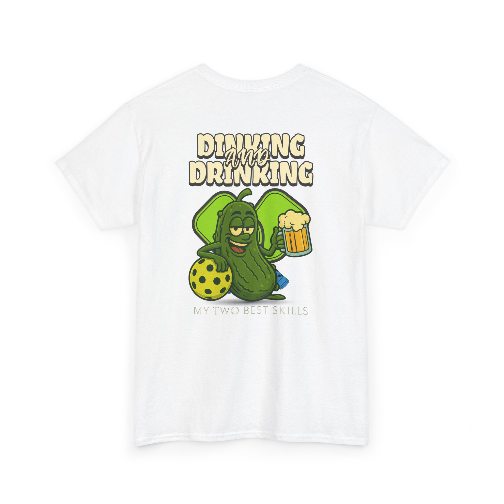 Dinking And Drinking Cotton Tee 11 Dinking And Drinking Cotton Tee - Image 11