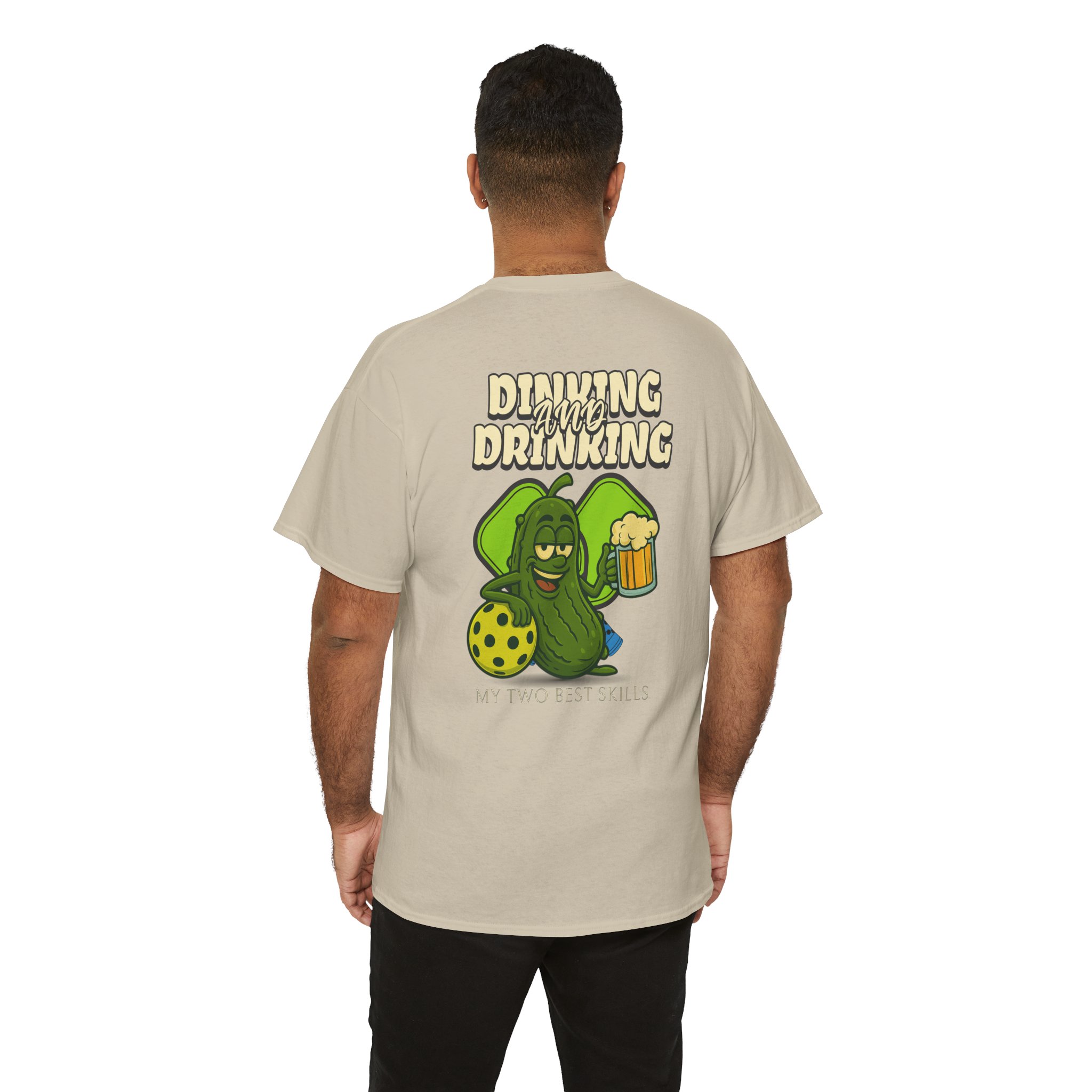 Dinking And Drinking Cotton Tee 1 Dinking And Drinking Cotton Tee