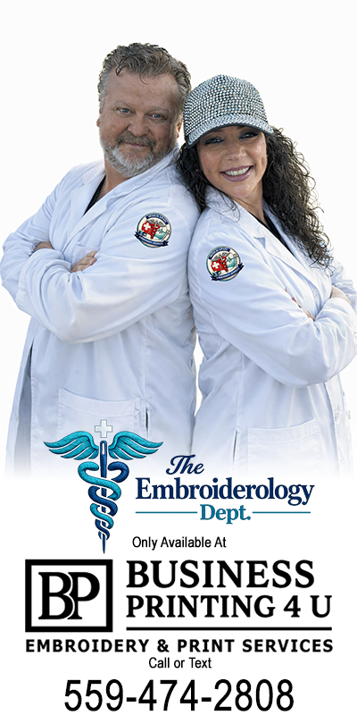 Embroidered Lab coats